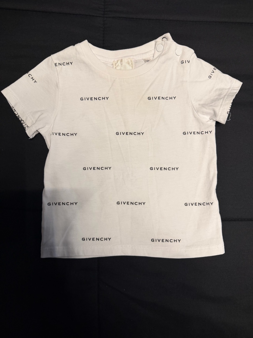 Givenchy Baby Logo Print T-Shirt White 12M